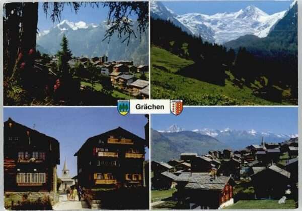 Graechen VS Grächen Weisshorn Riedgletscher