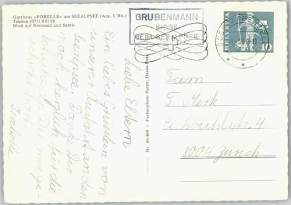 Appenzell IR Appenzell Gasthaus Forelle – Bild 2