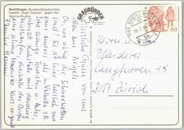 Breil Kapelle Sogn Giachen – Bild 2