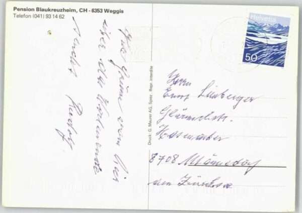Weggis Vierwaldstaettersee Weggis Pension Blaukreuzheim – Bild 2