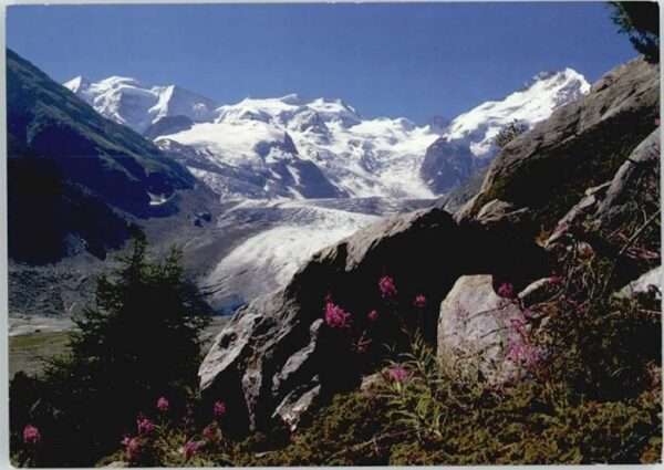 Morteratsch Gletscher Berninagruppe