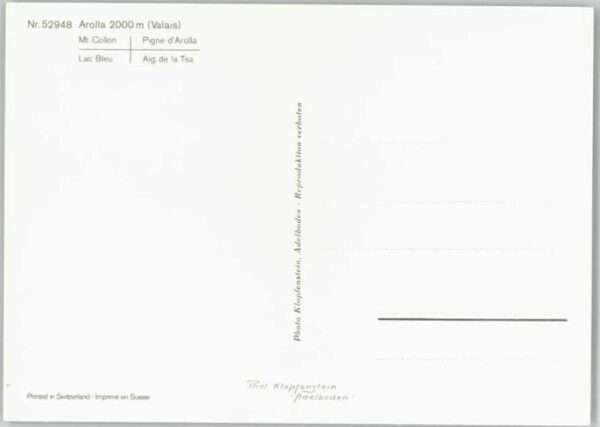 Arolla VS Arolla – Bild 2