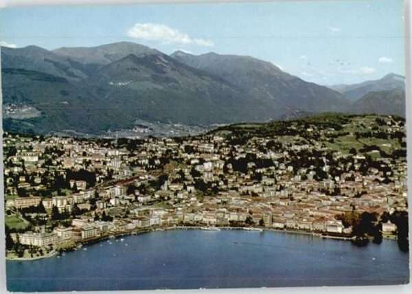 Lugano TI Lugano Fliegeraufnahme