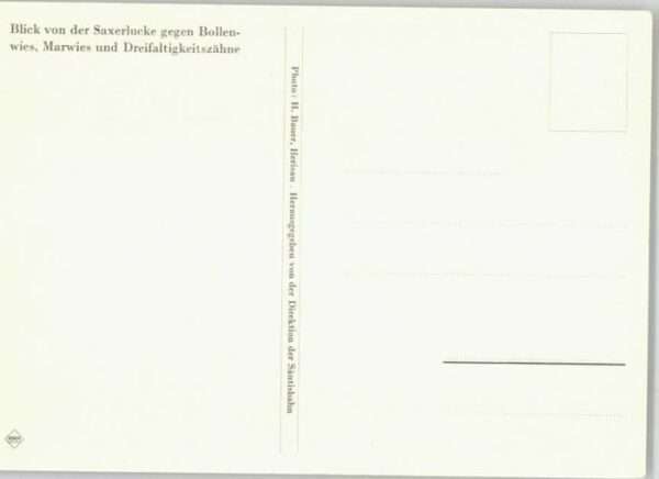 Hoher Kasten Saxer Lücke – Bild 2