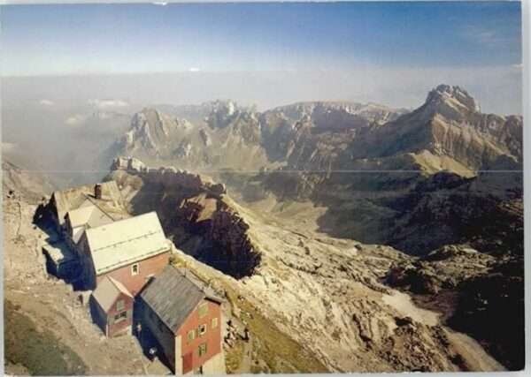 Saentis AR Säntis Fliegeraufnahme
