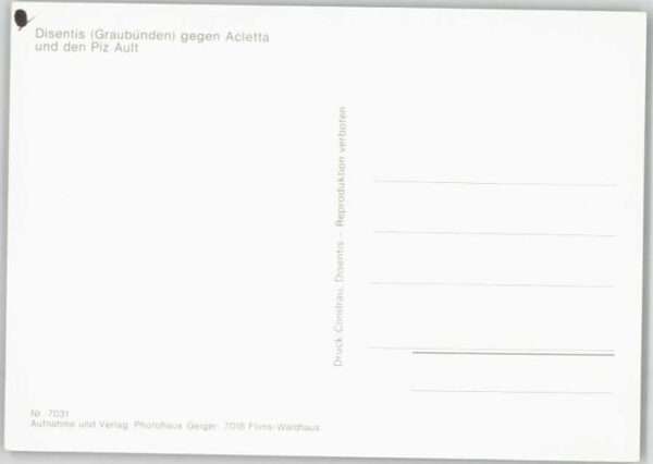 Disentis GR Disentis – Bild 2