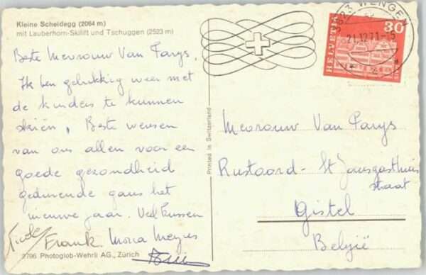 Kleine Scheidegg Interlaken Kleine Scheidegg Lauberhorn Skilift – Bild 2