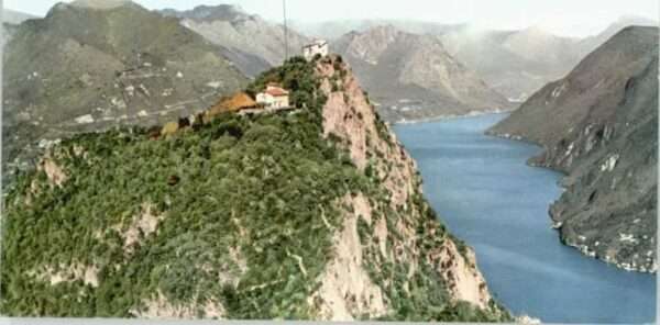 Lugano TI Lugano Monte S. Salvatore Fliegeraufnah