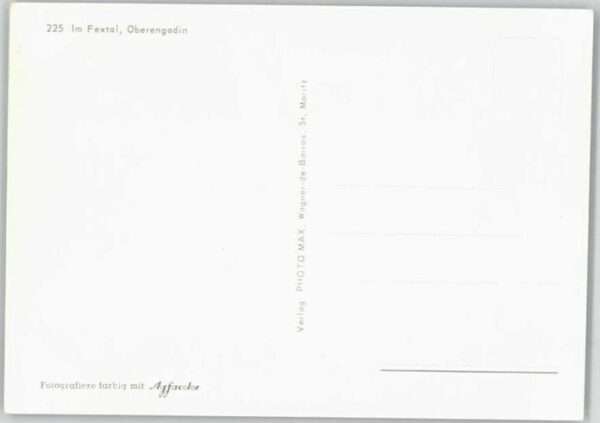 St Moritz GR St Moritz [Verlag] Max Fextal – Bild 2