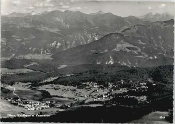 Flims Waldhaus Fliegeraufnahme