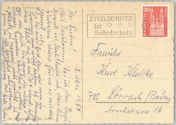 St Gallen SG St Gallen Sitterbrücken – Bild 2