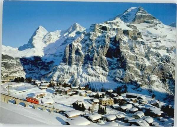 Muerren BE Mürren Eiger Mönch Jungfrau x