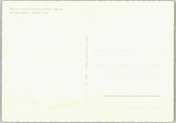 Gadmen Hotel Steingletscher – Bild 2