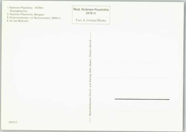 Nufenen Pass – Bild 2