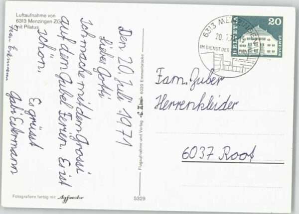 Menzingen  ZG Menzingen Fliegeraufnahme – Bild 2
