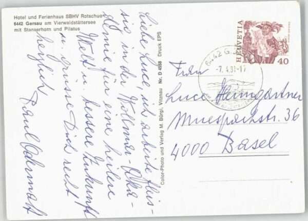 Gersau Vierwaldstaettersee Gersau Hotel Rotschuo – Bild 2