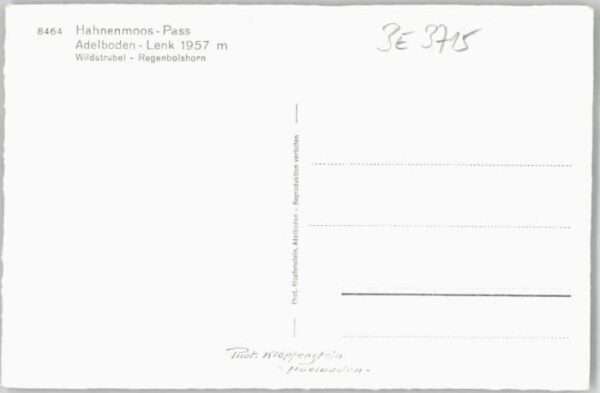 Adelboden Hahnenmoos Pass – Bild 2