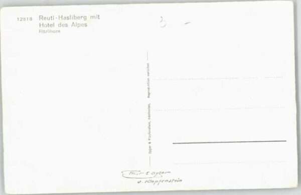 Hasliberg Reuti Hotel des Alpes – Bild 2