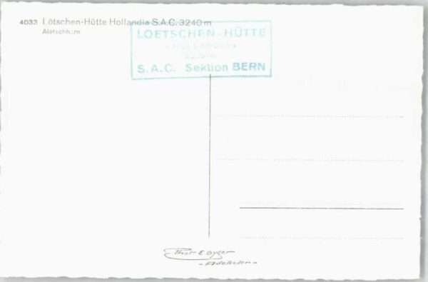Bern BE Bern Lötschen Hütte * – Bild 2