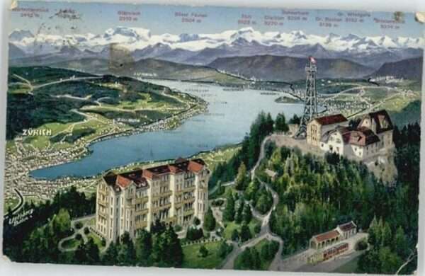 Uetliberg Zuerich Uetliberg Fliegeraufnahme