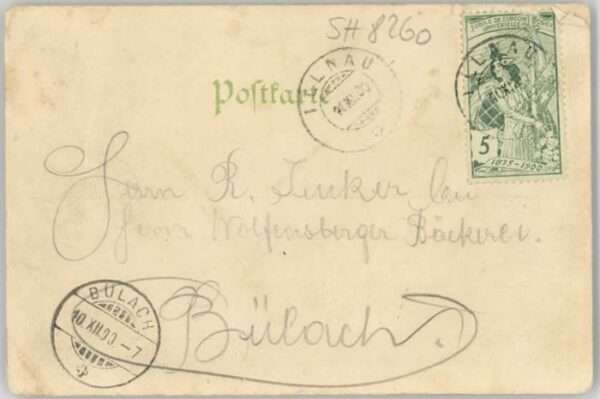 Illnau [Stempelabschlag] Künstlerkarte – Bild 2
