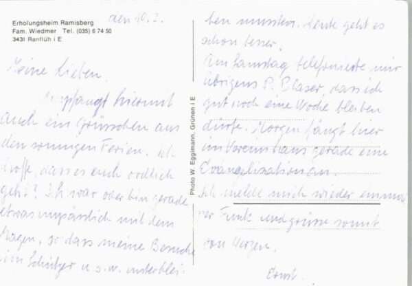 Ranflueh rholungsheim Ramisberg – Bild 2