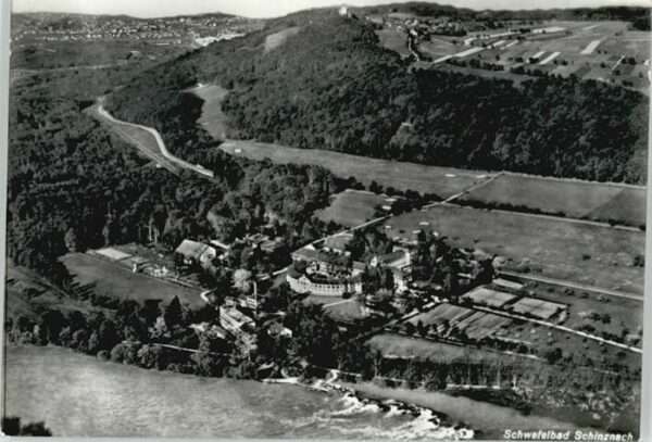 Schinznach Bad Schwefelbad Fliegeraufnahme