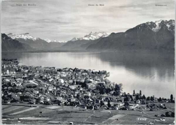 Vevey VD Vevey Fliegeraufnahme