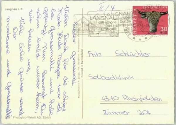 Langnau Emmental Fliegeraufnahme – Bild 2