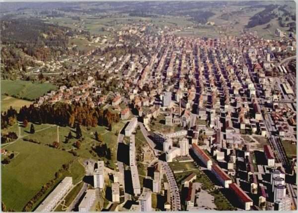 La Chaux-de-Fonds Fliegeraufnahme