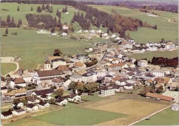 Saignelegier Fliegeraufnahme
