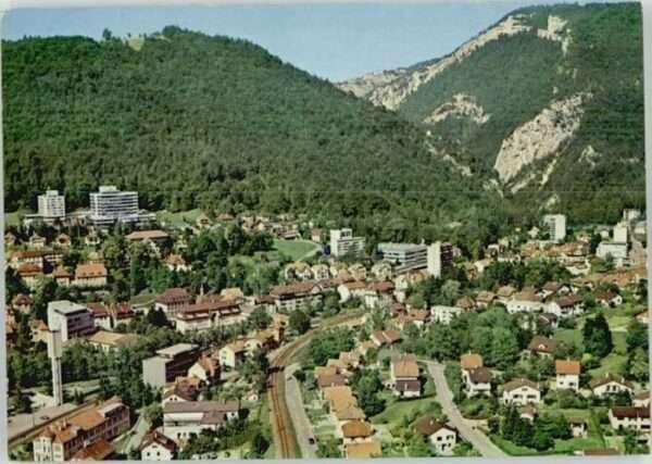 Moutier BE Moutier Fliegeraufnahme