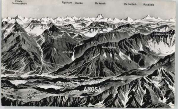 Arosa GR Arosa Fliegeraufnahme