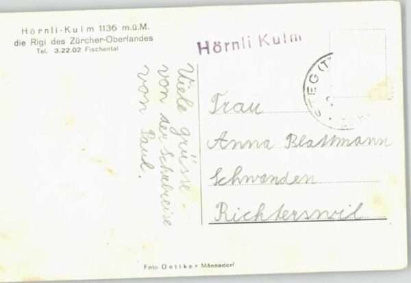Steg VS Hörnli Kulm – Bild 2