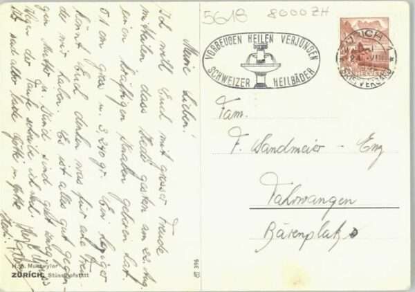 Zuerich ünstlerH. A. Muntwyler x – Bild 2