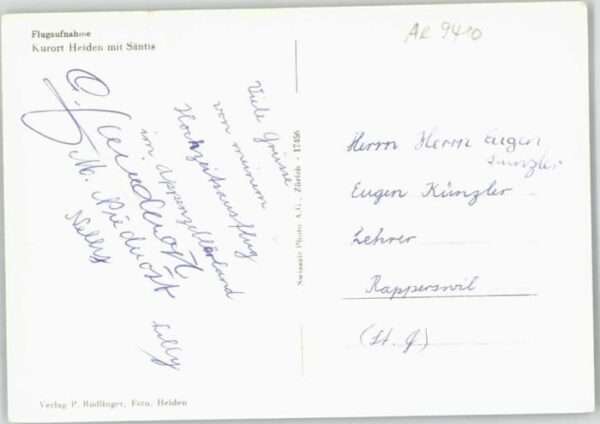 Heiden AR Heiden Säntis Fliegeraufnahme – Bild 2
