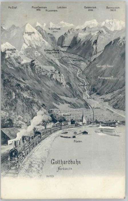Flueelen UR Flüelen Gotthardobahn