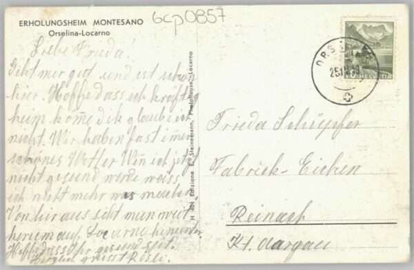 Orselina TI Orselina Erholungsheim Montesano – Bild 2