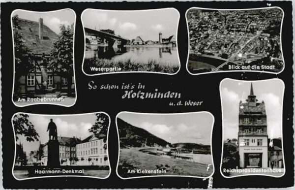 Holzminden Weser Holzminden Raabebrunnen Kiekenstein Haa