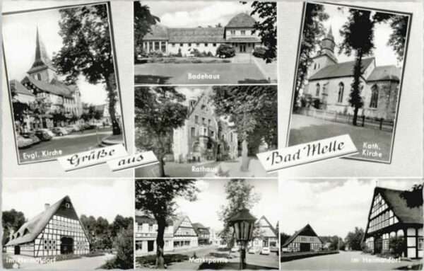 Melle Osnabrueck Melle Badehaus Rathaus Heimatdorf
