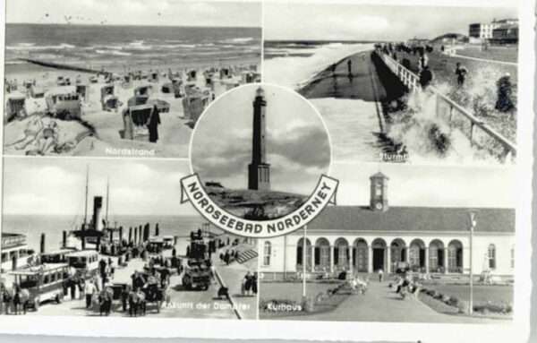 Norderney Nordseebad Norderney Strand Sturmflut Kurhaus