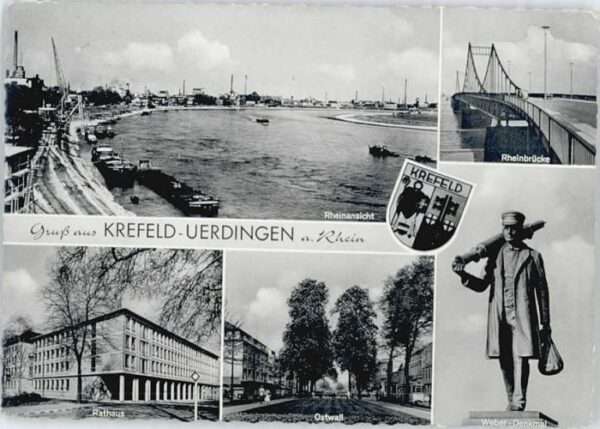 Uerdingen Rathaus Ostwall Rheinbrücke