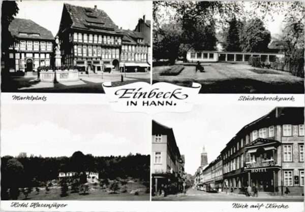 Einbeck Niedersachsen Einbeck Stückenbrockpark Marktplatz