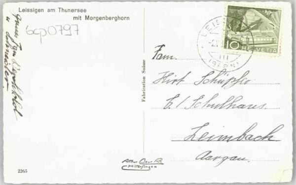 Leissigen Thunersee Morgenberghorn – Bild 2
