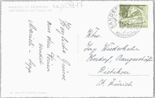 Kandersteg BE Kandersteg Rinderhörner Gellihorn – Bild 2