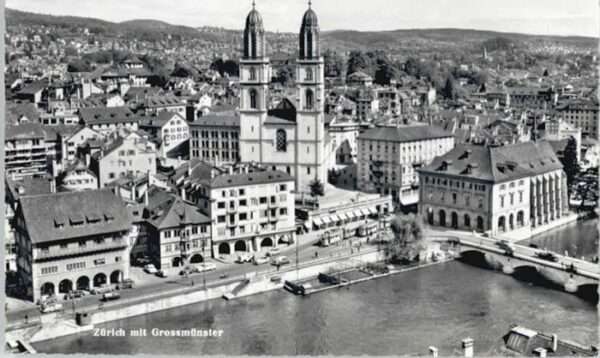 Zuerich rossmünster Fliegeraufnahme *