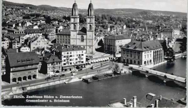 Zuerich unfthaus Rüden Zimmerleuten Grossmünste