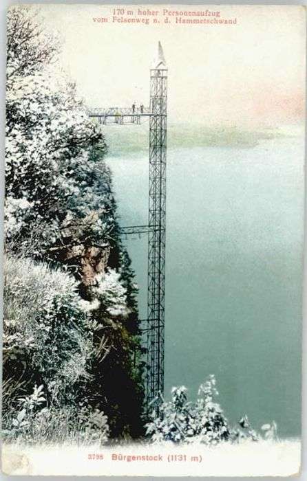 Buergenstock ersonenaufzug