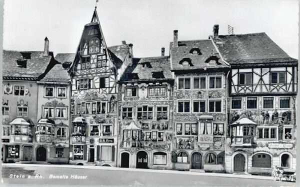 Stein Rhein Bemalte Häuser