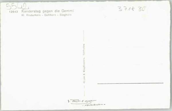 Kandersteg BE Kandersteg Gemmi – Bild 2